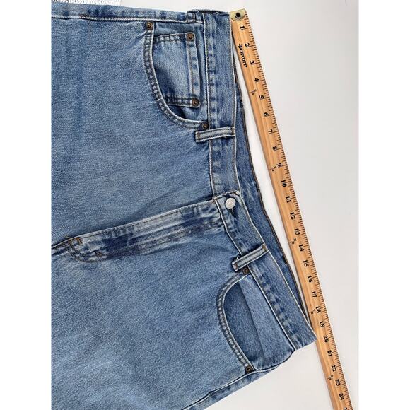 Levis 505 40x32 Regular Fit Jeans Denim Worn In 100% Cotton - Picture 2 of 10
